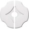 Ekena Millwork Percival Architectural Grade PVC Ceiling Medallion, 16"OD x 3"ID x 5 1/2"C x 1"P, Two-Piece CMP16PL2-03000 - alternate 1